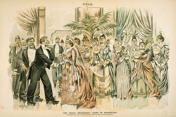 The "Social Precedence" Agony in Washington. (Acc. No. 38.00603.001)