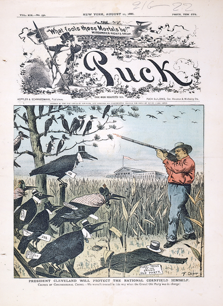 President Cleveland Will Protect the National Cornfield Himself. (Acc. No. 38.00631.001)
