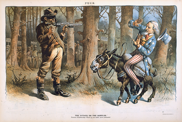 The Attack on the Surplus. (Acc. No. 38.00635.002)