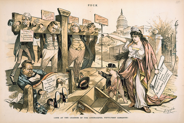 Look at the Leaders of the Disgraceful Fifty-First Congress! (Acc. No. 38.00648.001)