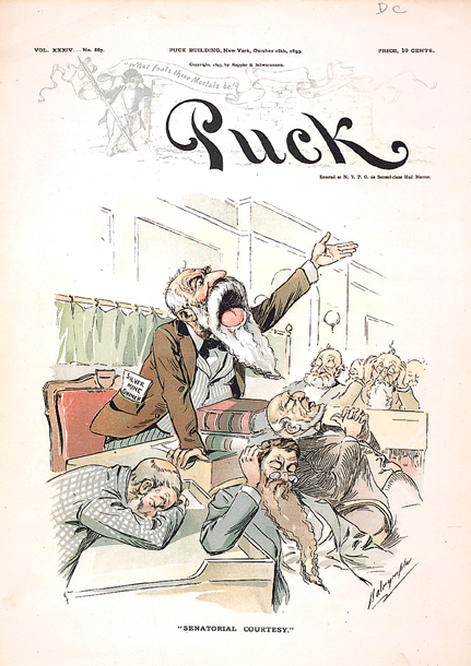 "Senatorial Courtesy." (Acc. No. 38.00652.001)
