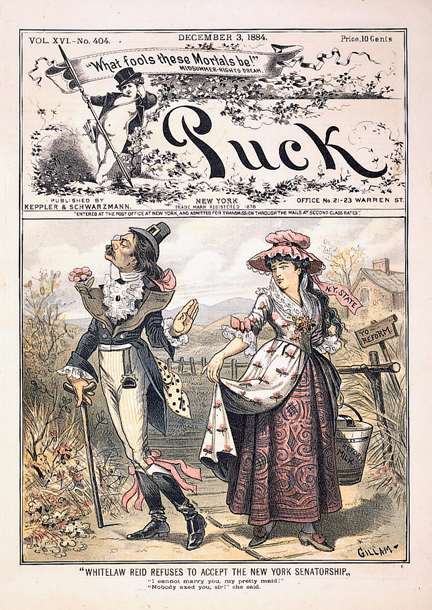 "Whitelaw Reid Refuses to Accept the New York Senatorship" (Acc. No. 38.00666.001)