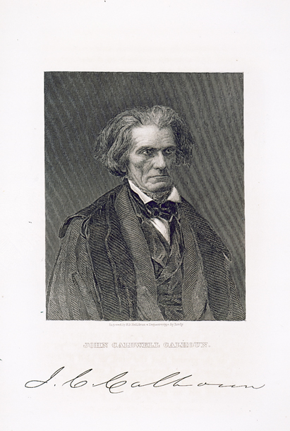 John Caldwell Calhoun. (Acc. No. 38.00700.001)