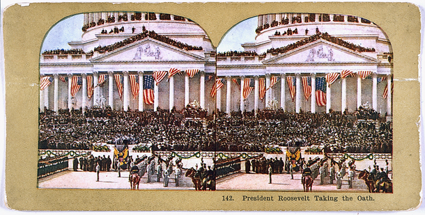 President Roosevelt Taking the Oath.