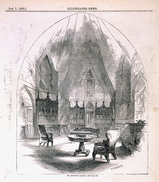 Mr. Webster's Library. (Acc. No. 38.00759.001)