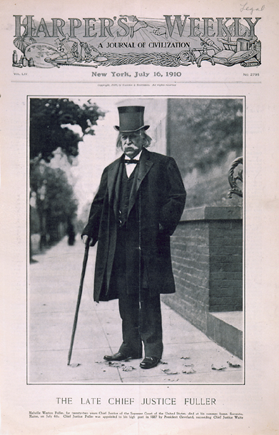 The Late Chief Justice [Melville W.] Fuller (Acc. No. 38.00812.001)