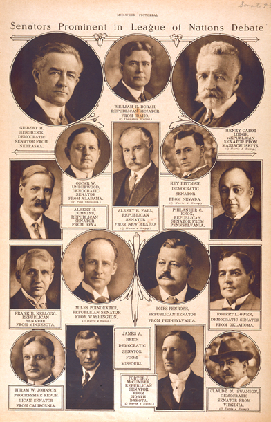 Senators Prominent in League of Nations Debate (Acc. No. 38.00828.001)