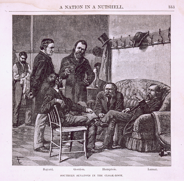 Southern Senators in the Cloak-Room. (Acc. No. 38.00858.001a)
