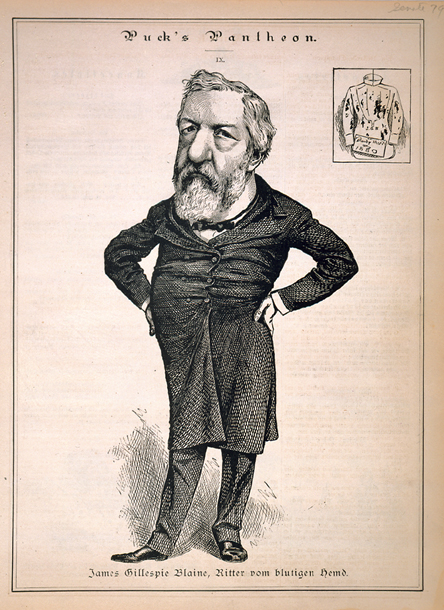 James Gillespie Blaine, Ritter vom blutigen hemd. (Acc. No. 38.00867.001)