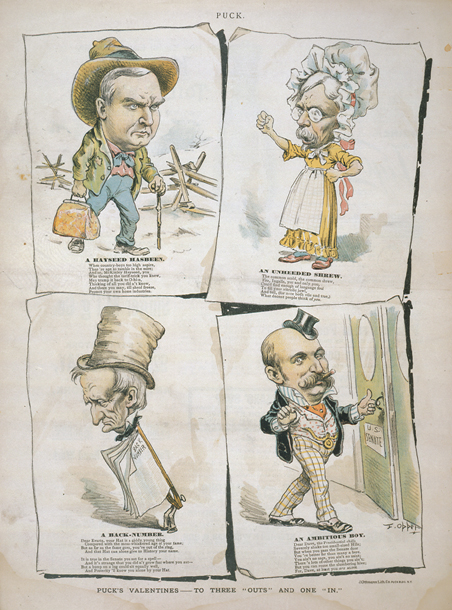 Puck's Valentines—To Three "Outs" and One "In." (Acc. No. 38.00871.001)