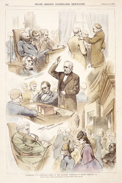 Washington, D.C.—Character Scenes of the Electoral Commission in Session, February 6th (Acc. No. 38.00876.002)