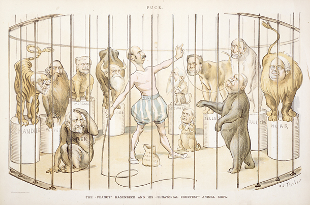 The "Peanut" Hagenbeck and His "Senatorial Courtesy" Animal Show. (Acc. No. 38.00892.001)
