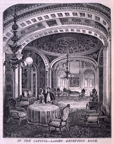 In the Capitol—Ladies' Reception Room. (Acc. No. 38.00975.001b)