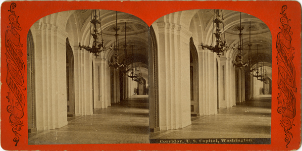Image: Corridor, U.S. Capitol, Washington (Cat. no. 38.01063.001)