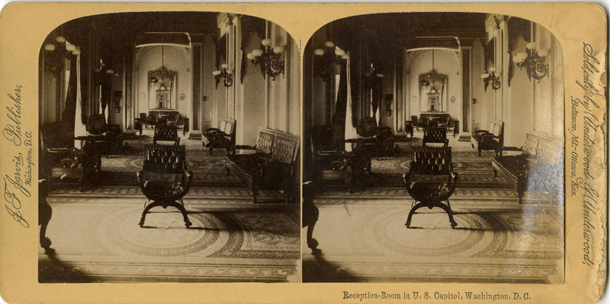 Image: Reception-Room in U.S. Capitol, Washington, D.C. (Cat. no. 38.01076.001)