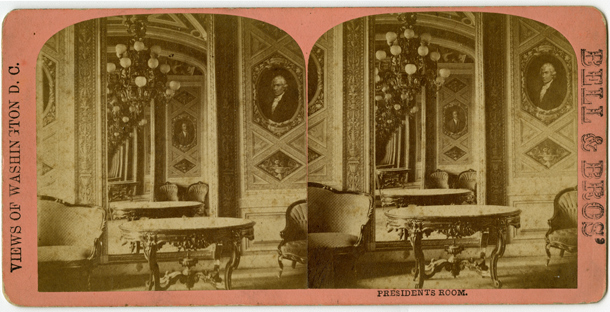 President's Room, in the U.S. Capitol. (Acc. No. 38.01097.001)
