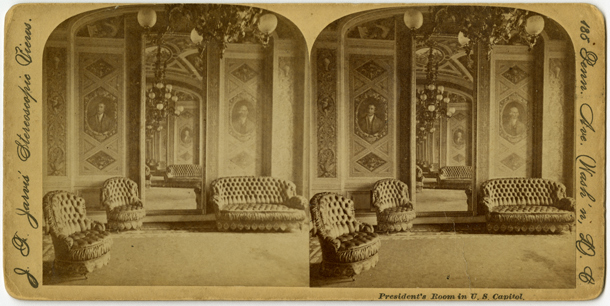 Image: President's Room in U.S. Capitol(Cat. no. 38.01099.001)