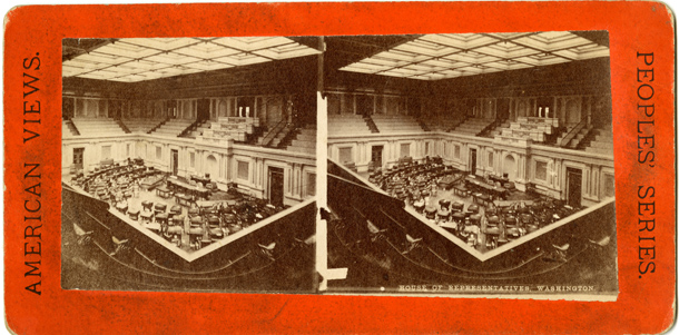 [Senate Chamber], Washington. [misidentified on card as House of Representatives] (Acc. No. 38.01106.002)