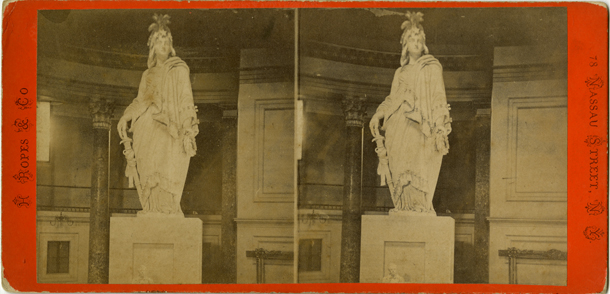 Model of Crawford's Statue of Liberty [sic]-Washington. (Acc. No. 38.01121.001)