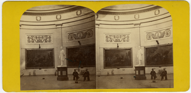 Image: Statue of A. Lincoln in the Rotunda of the Capitol. (Cat. no. 38.01123.001)
