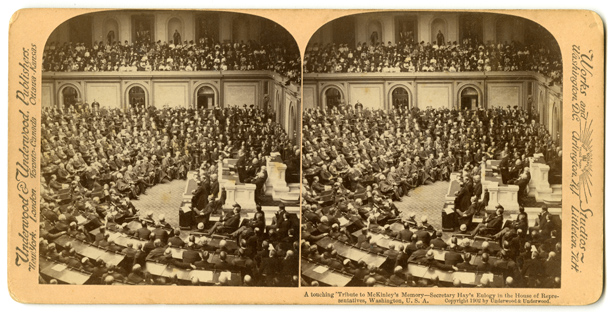 A touching Tribute to McKinley's Memory-Secretary Hay's Eulogy in the House of Representatives, Washington, U.S.A. (Acc. No. 38.01130.001)