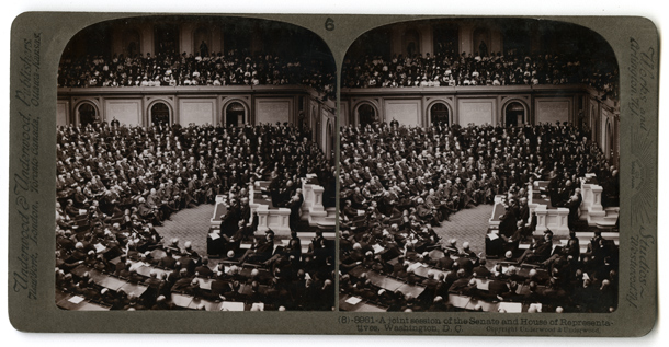 Image: A joint session of the Senate and House of Representatives, Washington, D.C. (Cat. no. 38.01133.001)