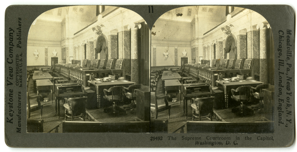 Image: The Supreme Courtroom in the Capitol, Washington, D.C.(Cat. no. 38.01138.001)