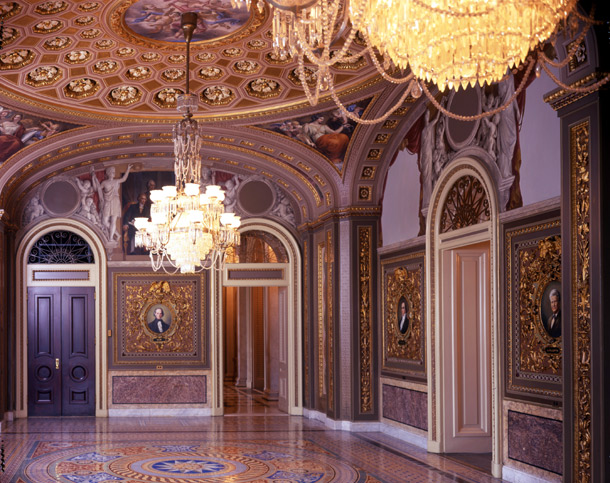Senate Reception Room overview