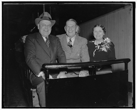 Hattie Caraway with Senators Hitchcok and Austin