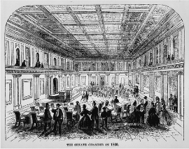 Image of Senate Chamber, 1860