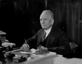 Senator Carter Glass of Virginia