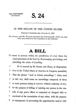 Photo of S.24 the Anti-Lynching Bill