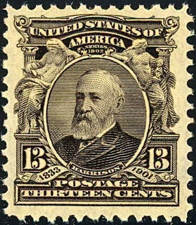 Postage Stamp, Benjmain Harrison, 1903