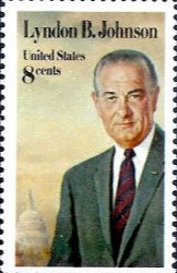 Lyndon B. Johnson stamp