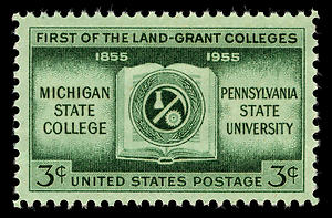 1955 stamp commemorating the land-grant universities