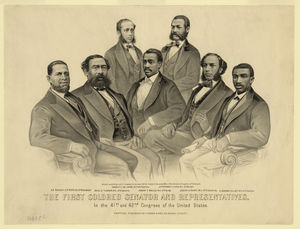 First Colored Senator and Representatives