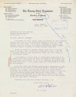 Letter W. H. Hill Hawaii Statehood