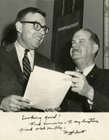 Richard W. Murphy and Senator Hugh Scott
