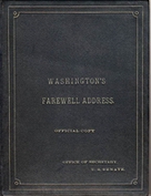 Cover of the Farewell Address Notebook