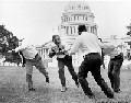 photo of senators playing football