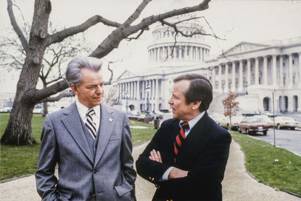 Senators Robert Byrd and Howard Baker