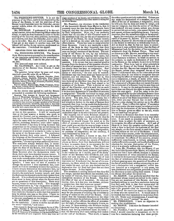 Civil War Vacancy Resolution