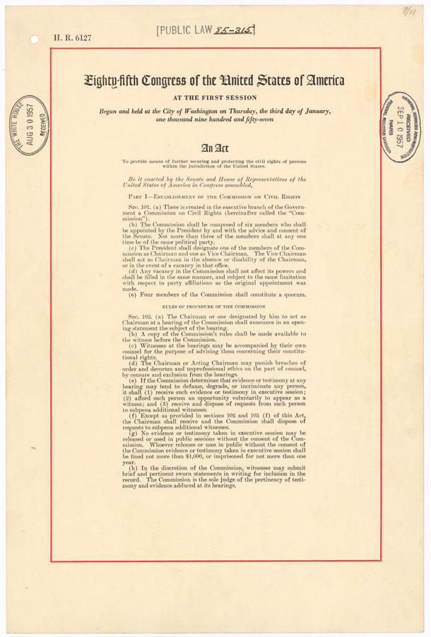 Civil Rights Act of 1957