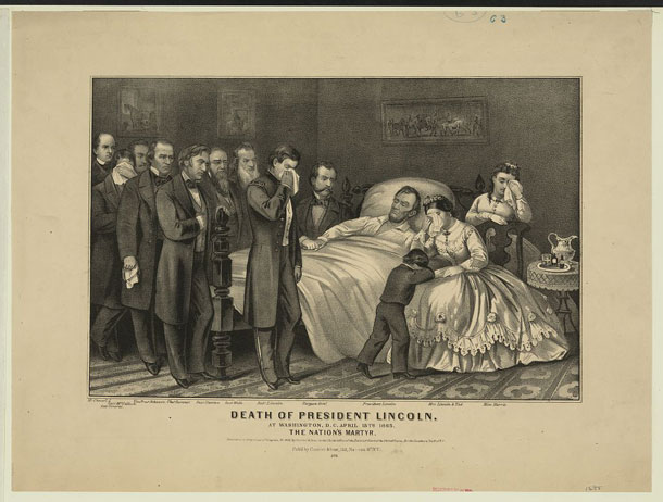 Death of President Lincoln: At Washington, D.C. April 15th 1865. The Nation's Martyr 