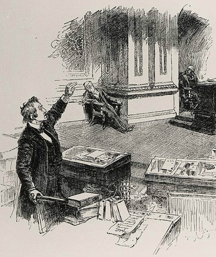 Cartoon of Senate Filibuster, ca. 1870s