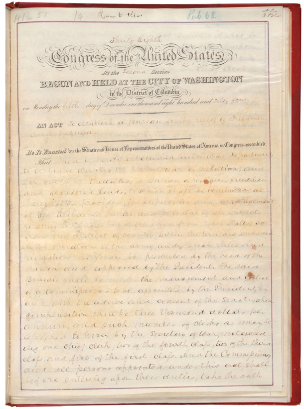 Image of Page 1 Freedmen's Bureau Act