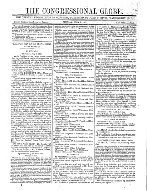 Congressional Globe