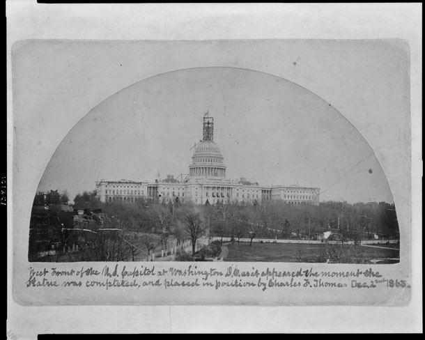 Freedom to surmount the Capitol of U. States