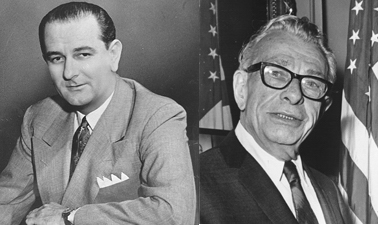 Senators Lyndon B. Johnson and Everett Dirksen