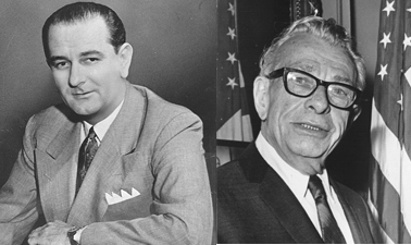 Senators Lyndon B. Johnson and Everett Dirksen